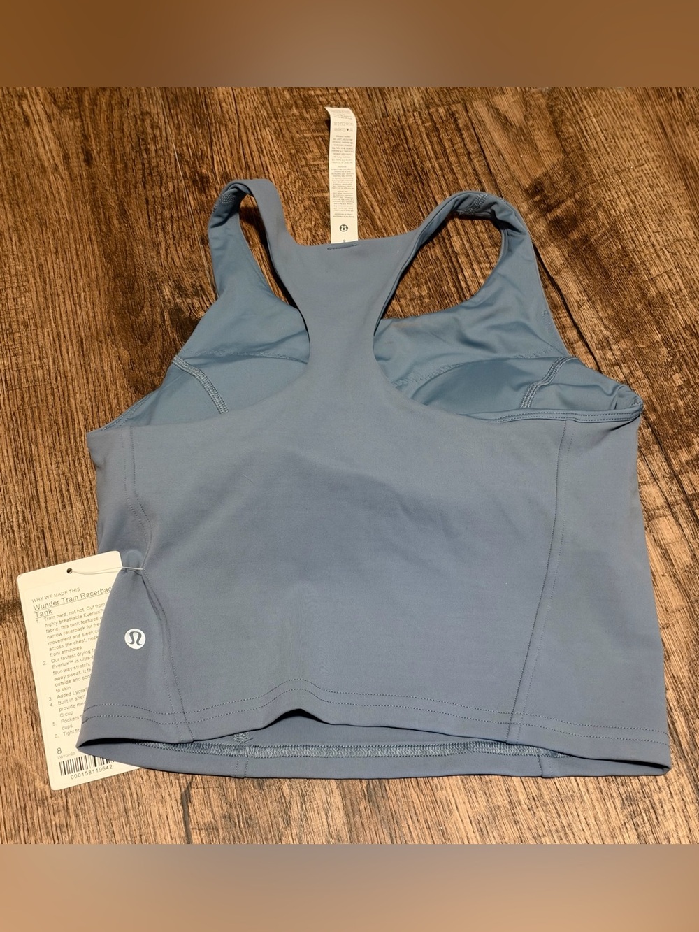 Lululemon Wunder Train Racerback Tank - Steel Blue - Picture 2 of 3